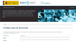 Desktop Screenshot of jornadasformacion.fecyt.es